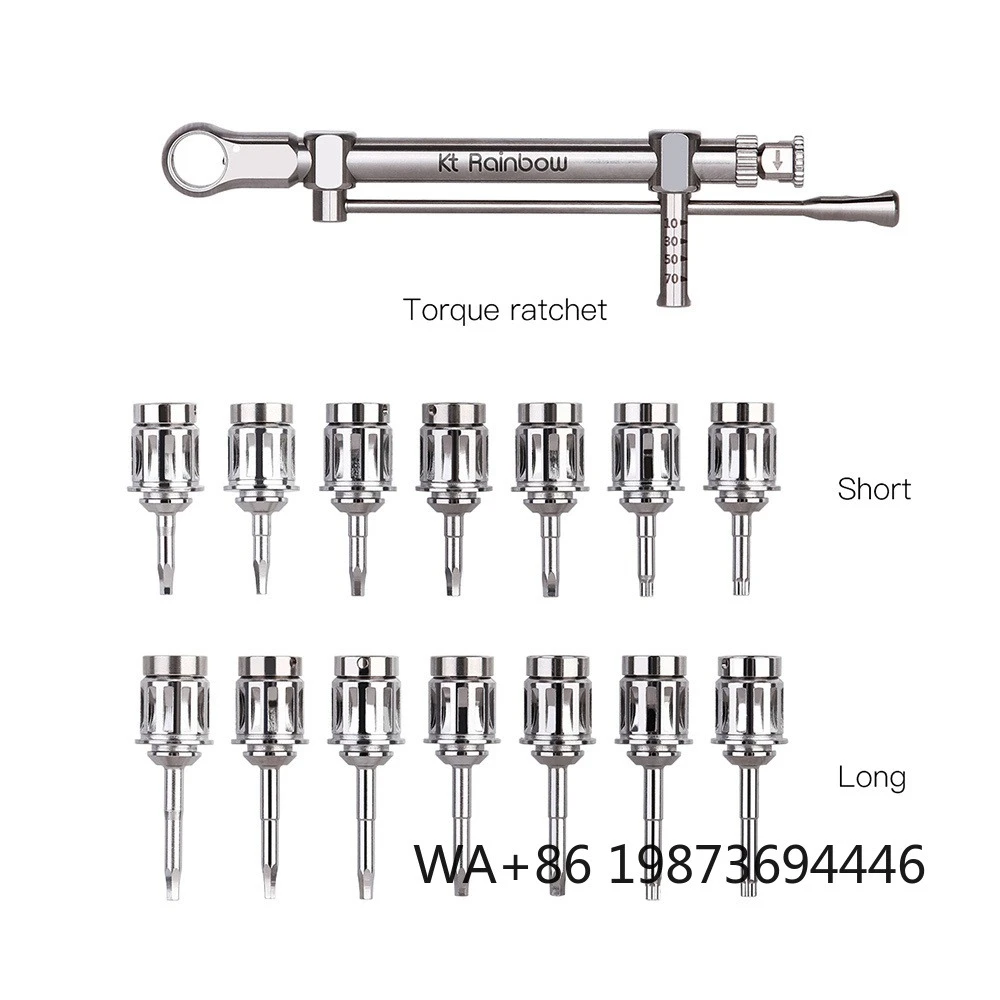 

Portable Dental Torque Wrench and Driver Kit Complete Tools for Assembly Maintenance