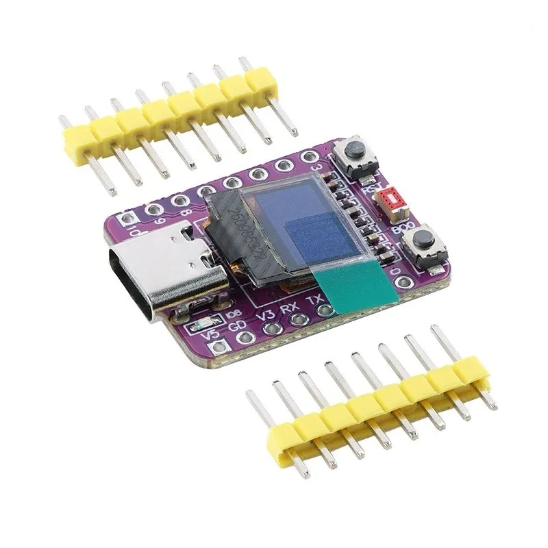 ESP32-C3-OLED development board Wi Fi Bluetooth programming learning controller module 0.42 inch screen module