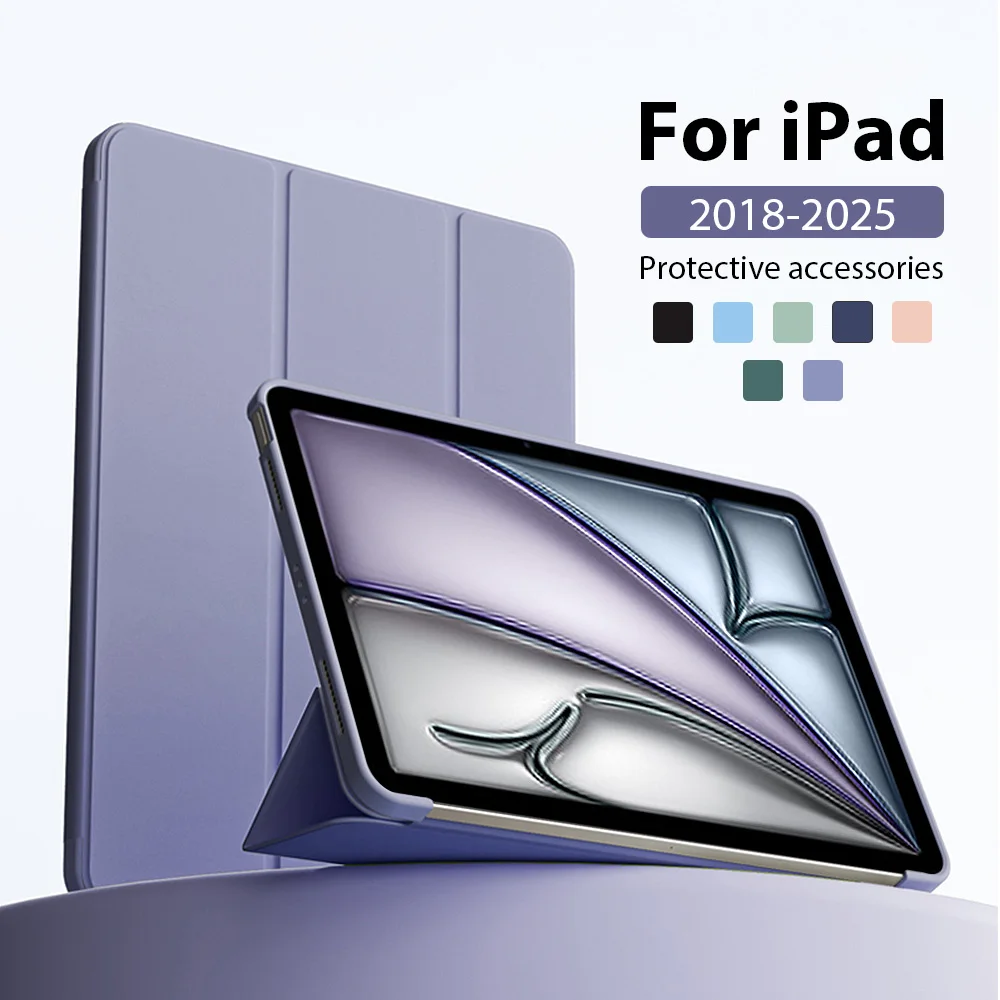 

Case For iPad Air 11 M3 2025 Pro 13 M4 M5 12.9 A16 10th 10 Generation Fund For iPad Mini 6 7 Air 4 5 7th 8th 9th 10.2 10.5 Cover