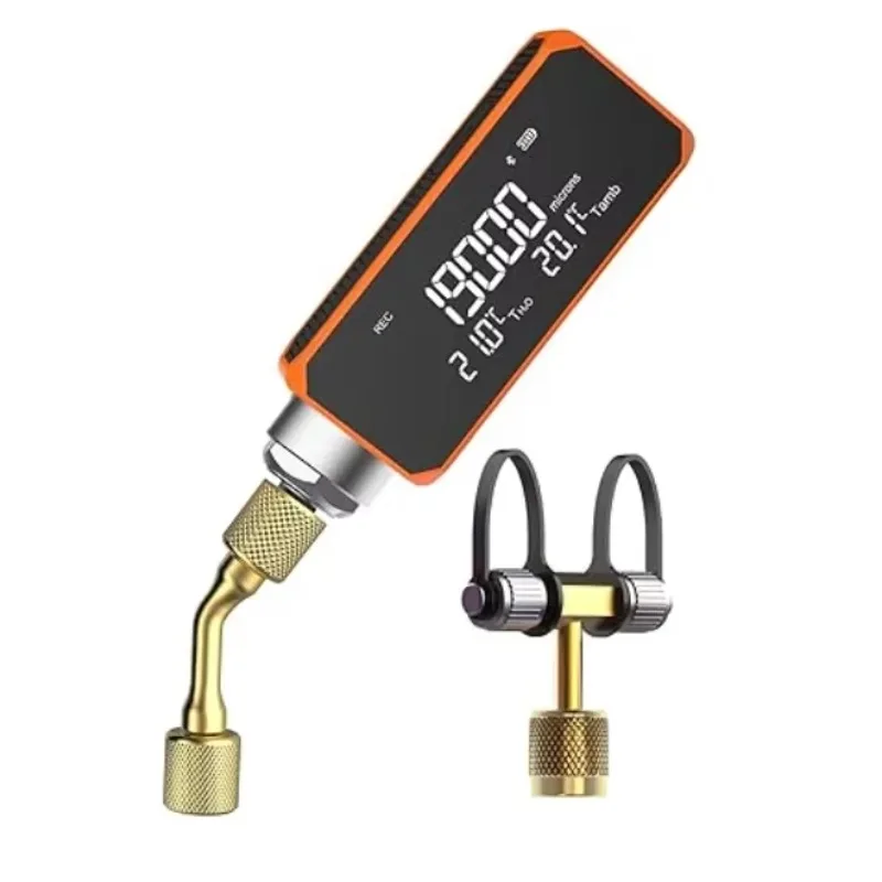 Elitech VGW - Mini Wireless Micron Meter 1 to 19,000 microns, Digital Vacuum Gauge for HVAC and Automotive 1/4 