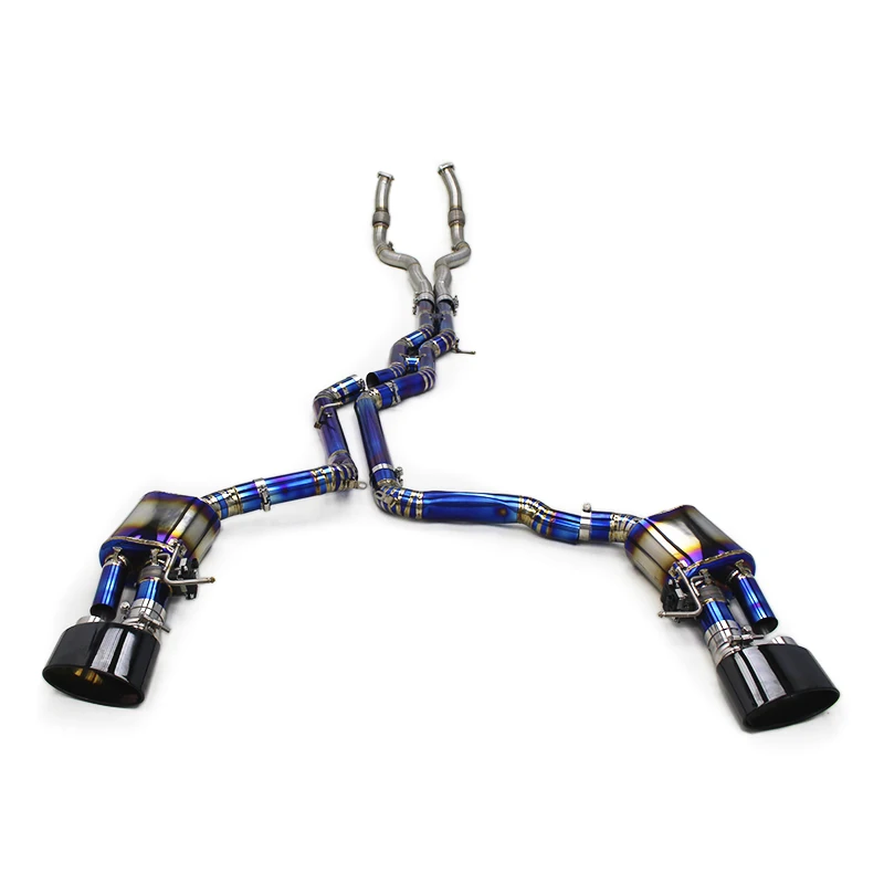 

Yooking Titanium Catback Exhaust For AUDI RS6/RS7 C8 4.0T (2019-2024 ) Car Parts Escape Valvetronic Center Muffler