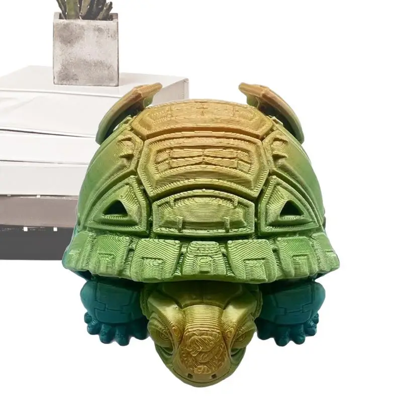 

Sea Turtle 3D Printed Articulating Fidget Figures Sea Turtle Figure Articulated Fidget Toy Joint Mobility Executive Desk Animals