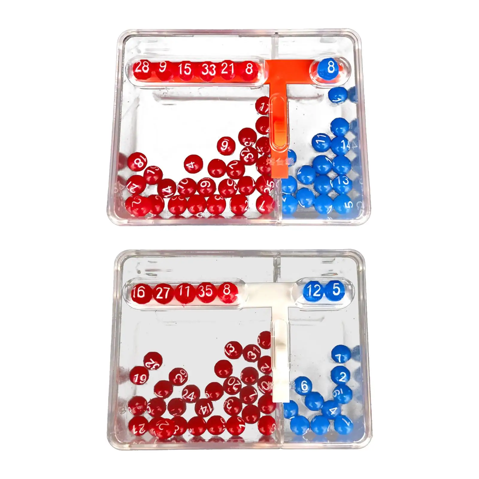 Lottery Number Picker Portable Mini Colorful Tally Balls Entertainment Raffle Toy Draw Game Fine Motor Toy Mini Lottery Machine