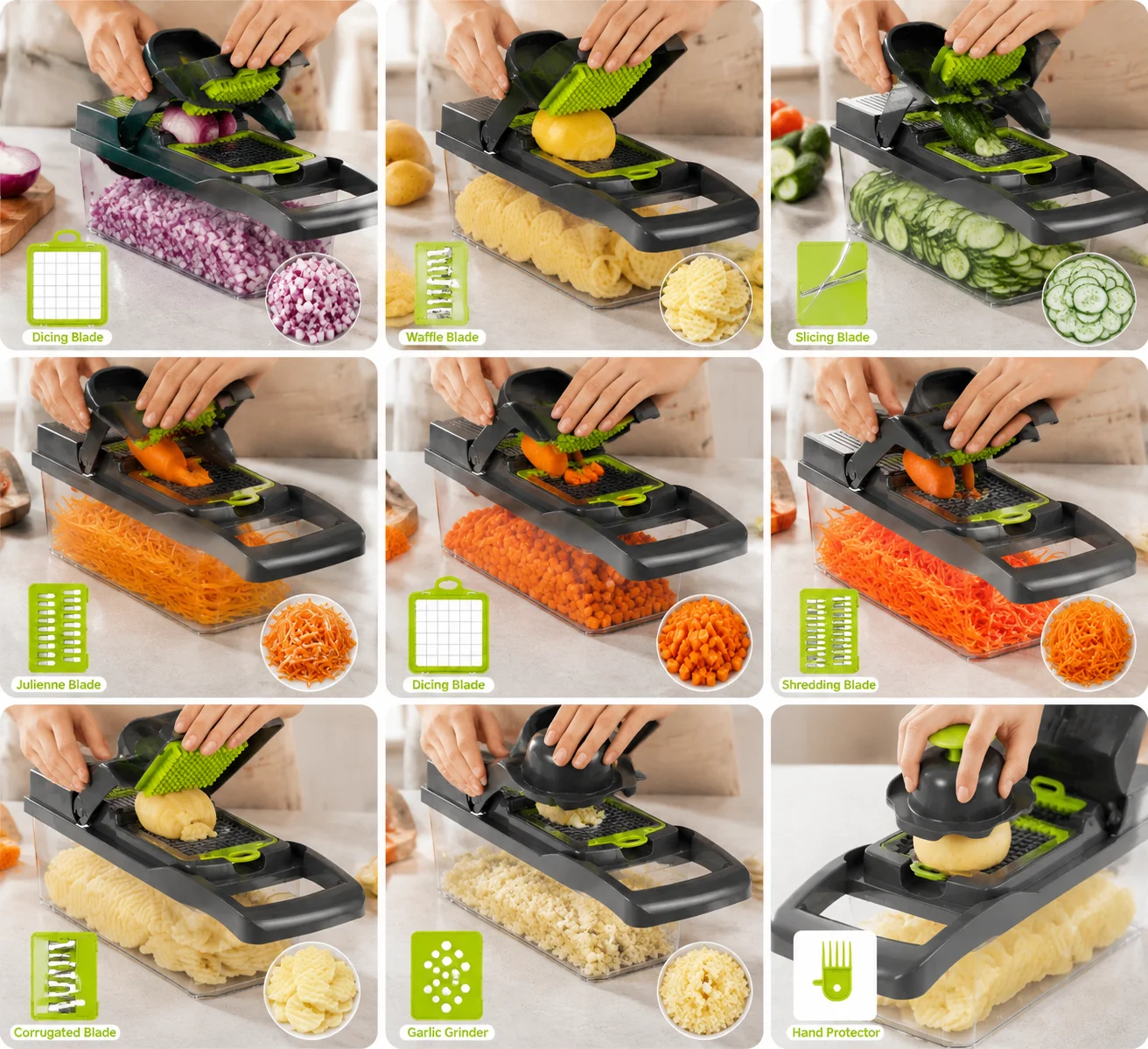 Mandoline Vegetable Chopper Set — product detail 2