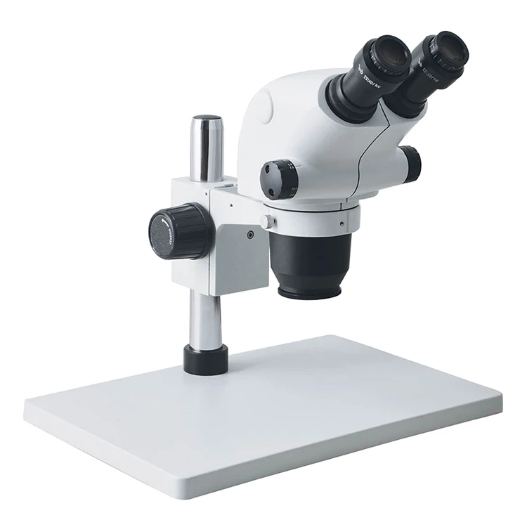 Microscope stéréo à zoom binoculaire industriel ZS6565-B10, angle de vision maximum de 36 mm de lentille d'objectif