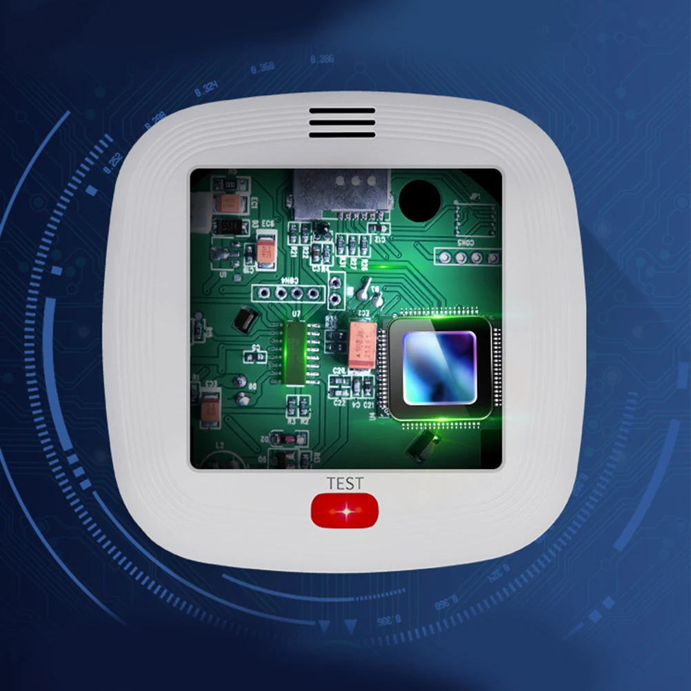 Fire Alarm Smoke White Independent Sensor Stable Sensitive Loud 80db Loud Alarm for Home Factory School