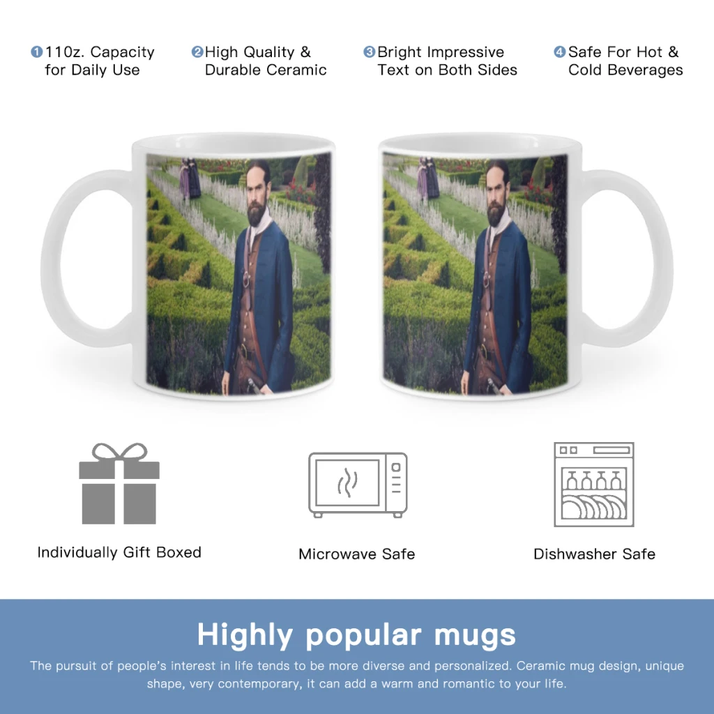 

Outlander-TV Show Free shipping Coffee Cups Ceramic cups creative cups and cute mugs Personalized Gift Cup For Tea