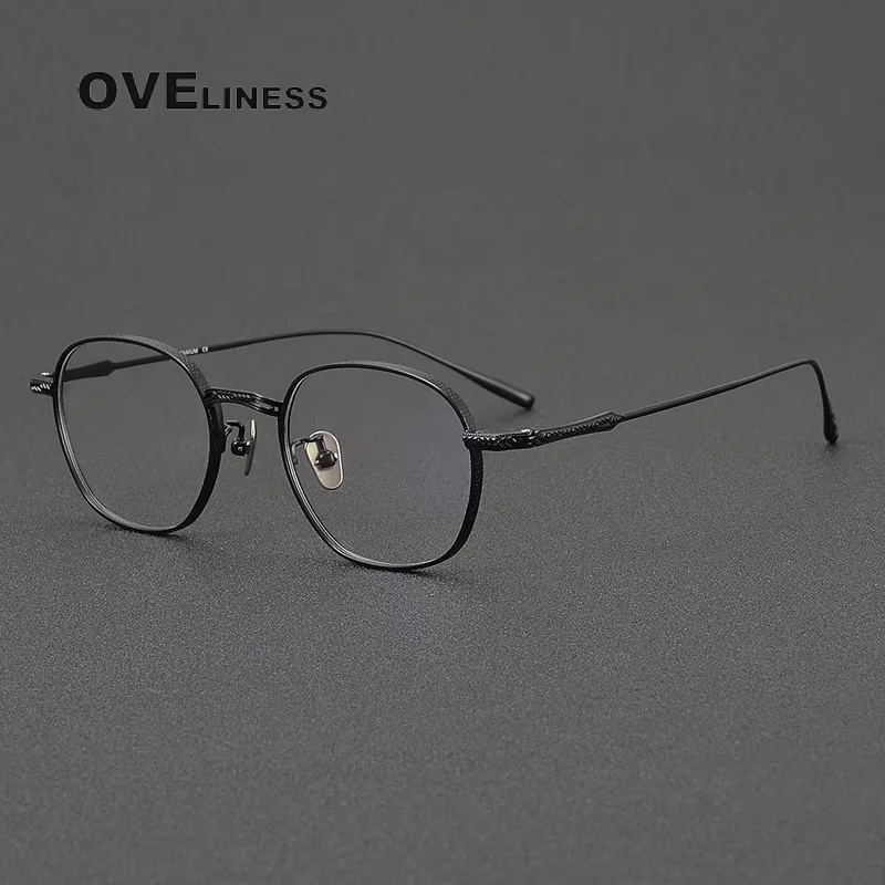 

Pure Titanium optical Glasses Frame Men Women Vintage Round myopia Prescription Eyeglasses Frames women Eyewear spectacles