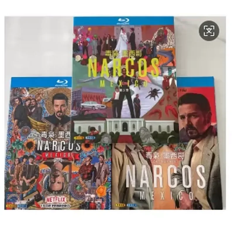 Blu-ray BD American Drama Drug Lord Mexico Season 123 Complete 8 Disc Official Blu-ray DVD Box Set