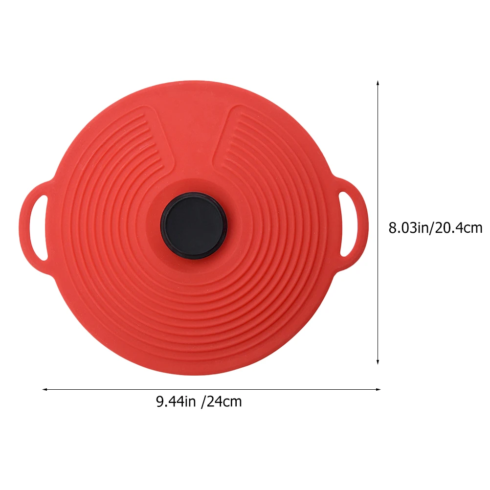 غطاء وعاء من السيليكون قابل لإعادة الاستخدام، غطاء مختوم مانع للتسرب لوعاء لوحة المقلاة وفريزر الميكروويف، ملحقات منزلية آمنة