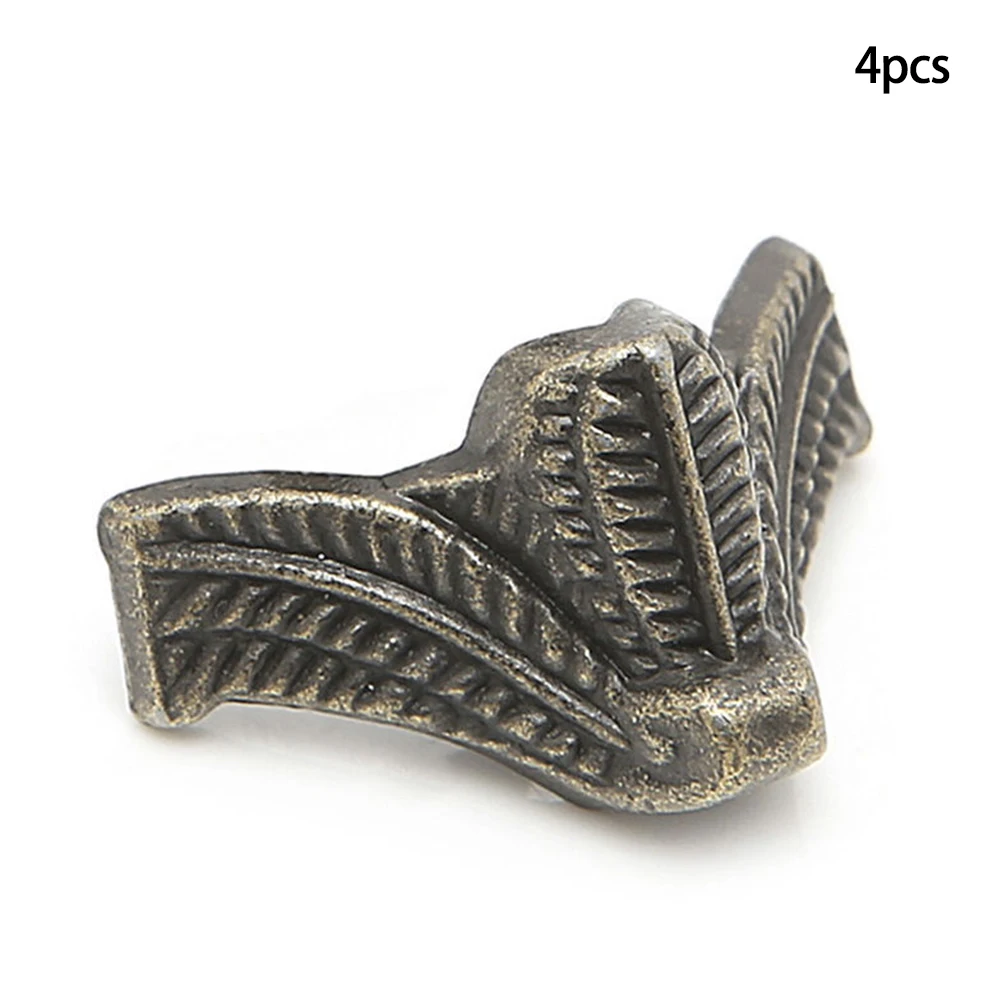 Protector de patas de bronce para sala de estar, 4 piezas, Vintage, para dormitorio, duradero, de aleación de Zinc, Universal