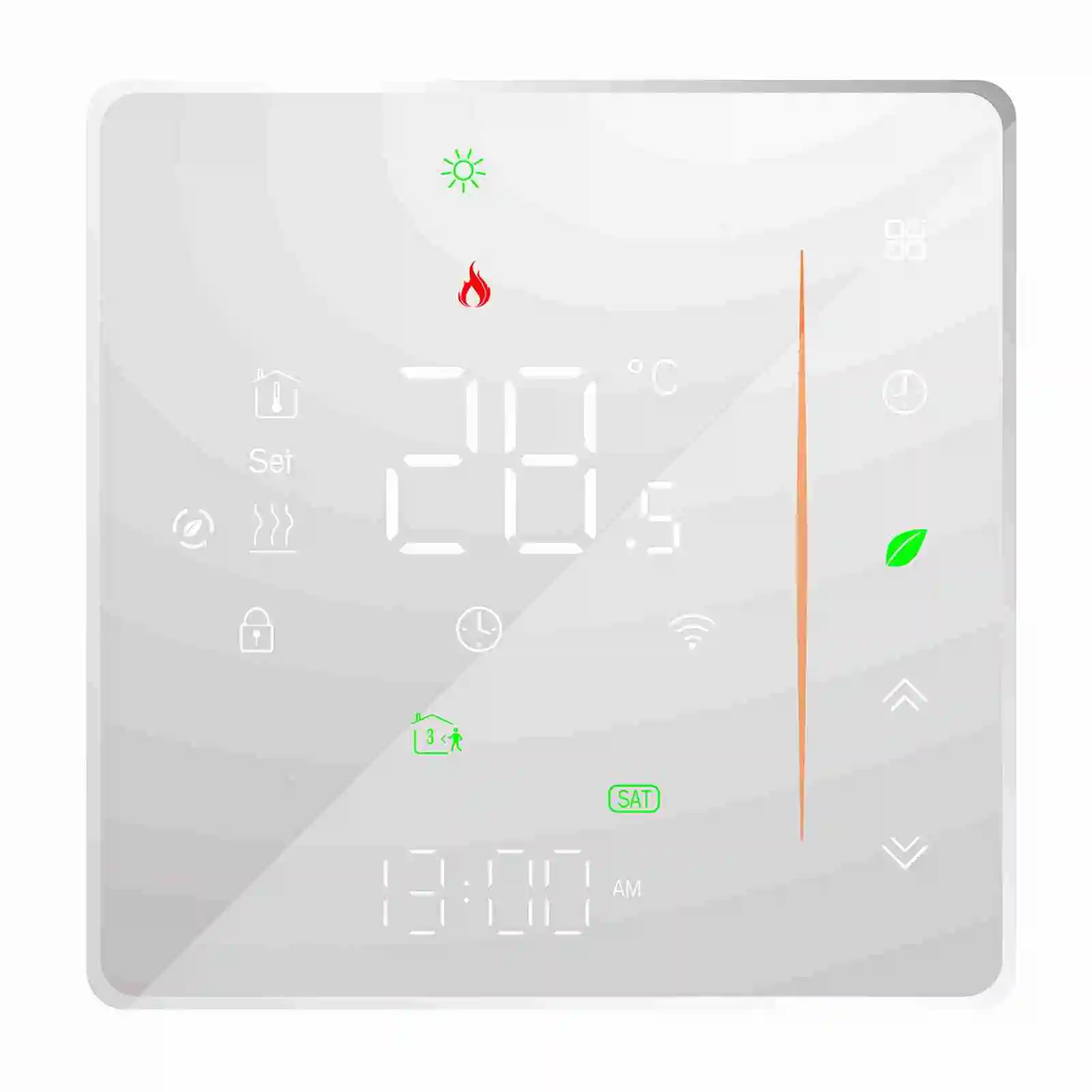 WiFi Smart Thermostat Temperature Controller Weekly Programmable Supports Touch Control/ Mobile APP/ Voice Control