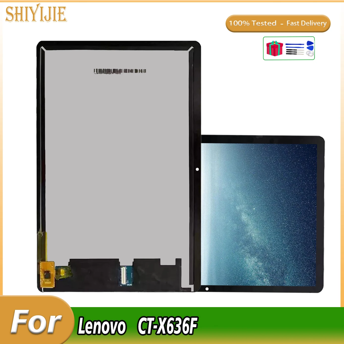 

10.1" Original Lcd For Lenovo Chromebook Duet CT-X636F CT-X636N X636 LCD Display Touch Screen Digitizer Replacement Assembly