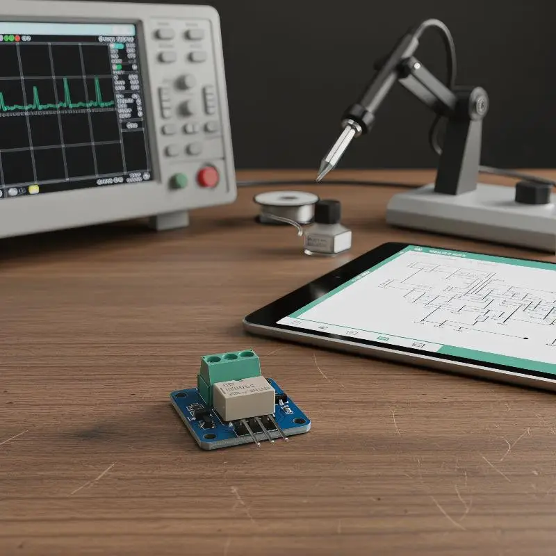 HFD4/3-S Thin Relay Module DC 3.3V 5V Low Power Loss Works with STM32 51 Microcontroller for School STEM Education Kits