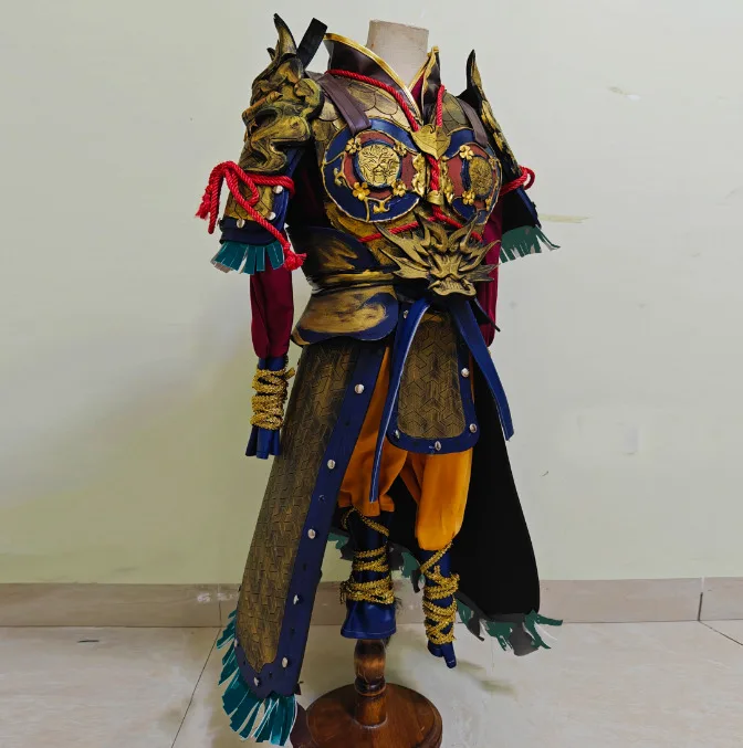 

Новый детский черный миф: Укун ‌ Armor Han Cos для взрослых, полный комплект военного китайского шикарного костюма для косплея на Хэллоуин