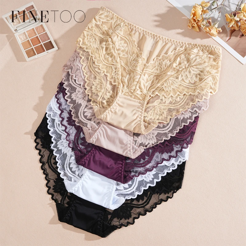 Frauen Spitze Blumen Höschen Sexy Transparente Unterwäsche Plus Größe Slips Weibliche Nahtlose Unterhosen Aushöhlen Dessous S-XXL