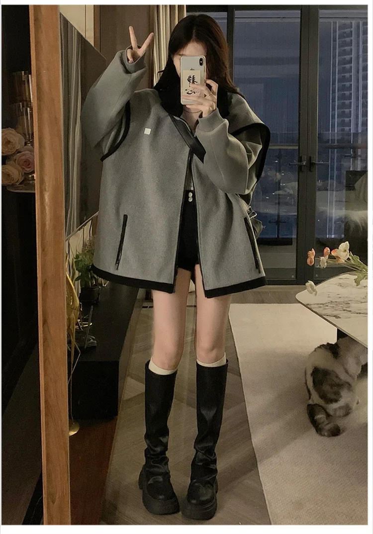 

Baseball Jackets Nylon Womens Spring Antistatic Quilting Floral Lady Asymmetrical Streetwears Baseball-Uniform Workjacket Ladies