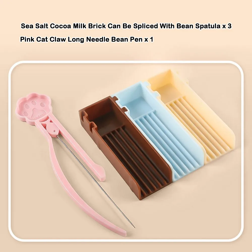 

Набор из 4 пластиковых лопаток для бусин 2,6 мм, ручные инструменты для создания бусин, для сортировки бусин-колец и бусин-карандашей