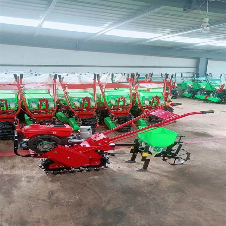 Mini Land Cultivation Machine 7hp Farm Mini Diesel Motocultor Power Tiller Two Wheel Mini Walking Hand Tractor Prices