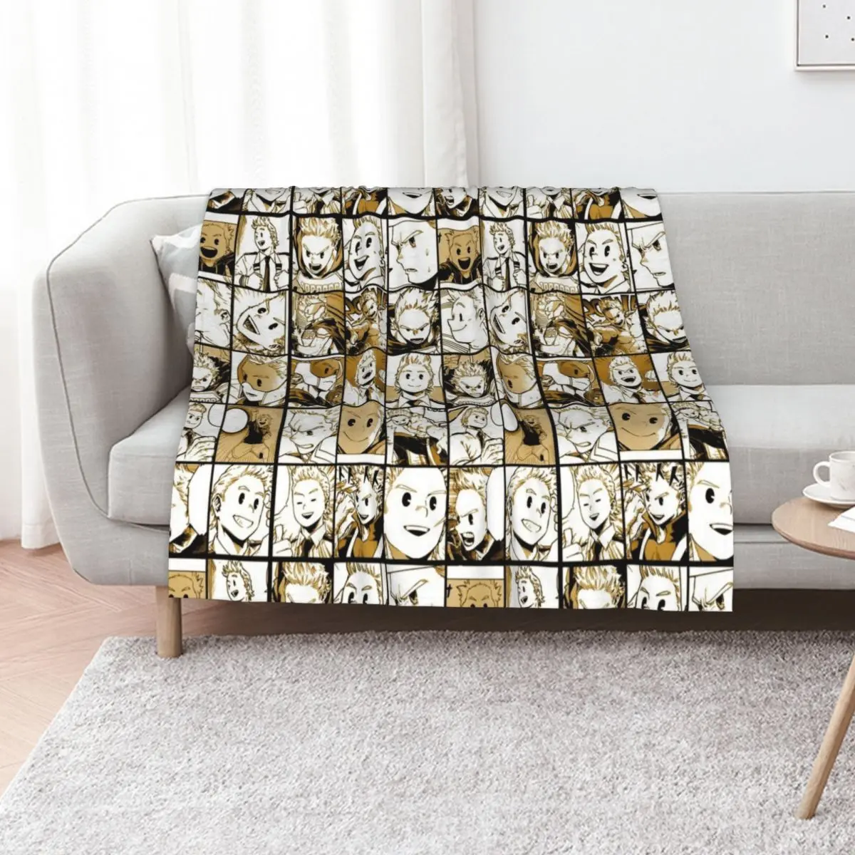 

Mirio Togata Collage color version Throw Blanket Extra Large Throw Comforter Warm Plush Blankets