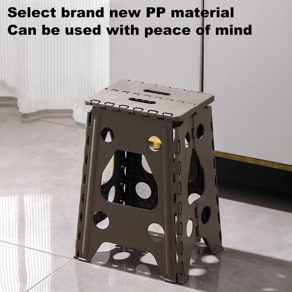 18 Polegada dobrável passo fezes portátil dobrável fezes de plástico resistente passo cadeira dobrável pedal doméstico para cozinha