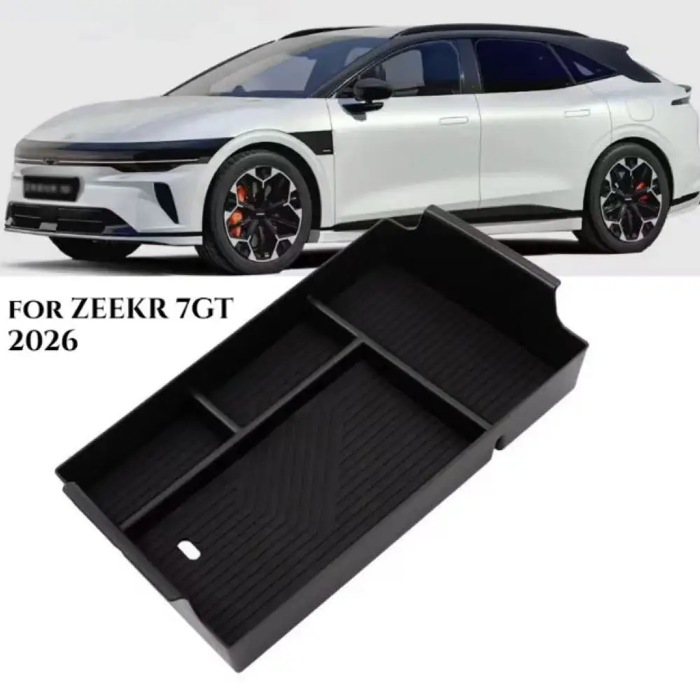 Car Armrest Storage Box for ZEEKR 7GT 2026 Center Console Organizer Stowing Tidying Car Accessories Interior Accessories