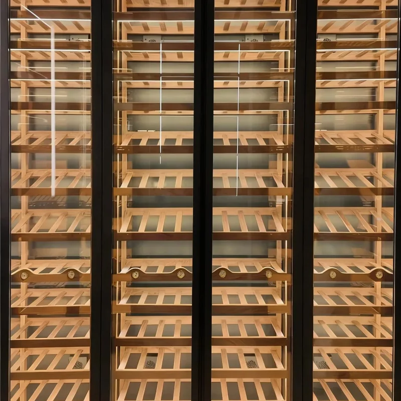 Customize.Advanced Modern Stainless Steel Wine Cabinet Furniture Design Glass Living Room Wine Cabinet