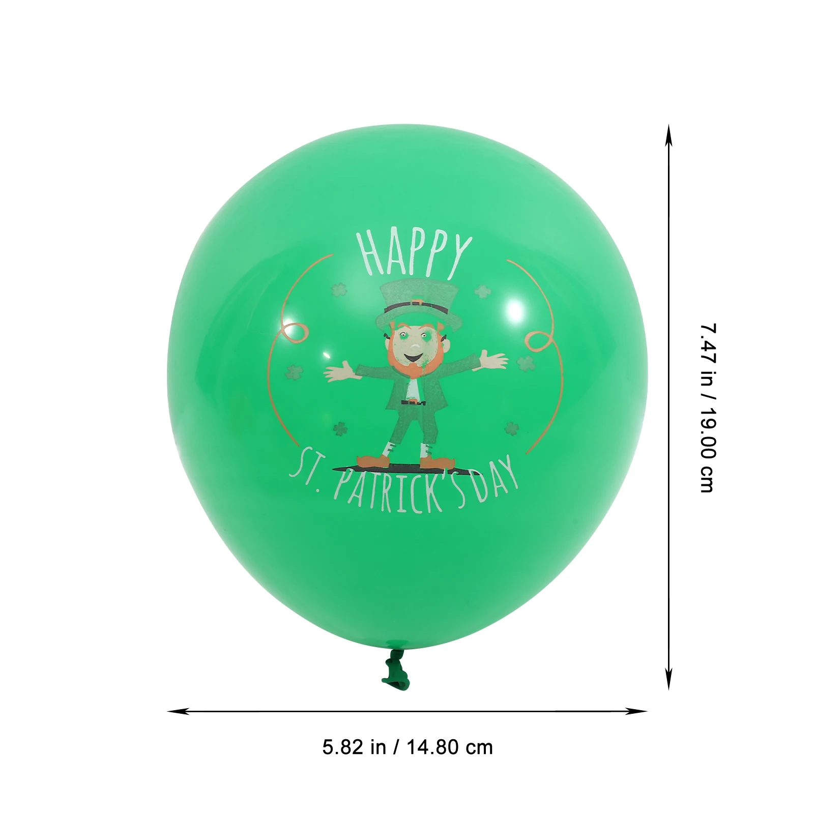 

1 Set Shamrock Balloons St. Patrick'S Day Party Decor Balloons Cake Cupcake Toppers Scene Layout Props Festival