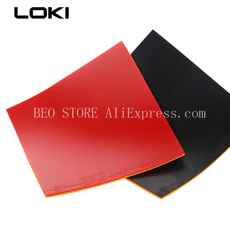 LOKI RXTON 3 Table Tennis Rubber (Sticky rubber + Large Pores Cake Sponge) Original WANG HAO RXTON3 Ping Pong Sponge