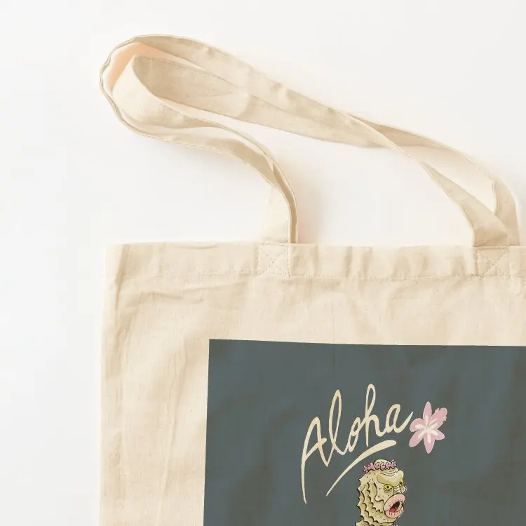 Aloha from black lagoon Tote Bag Canvas bag canvas tote bags eco pack canvas tote bag