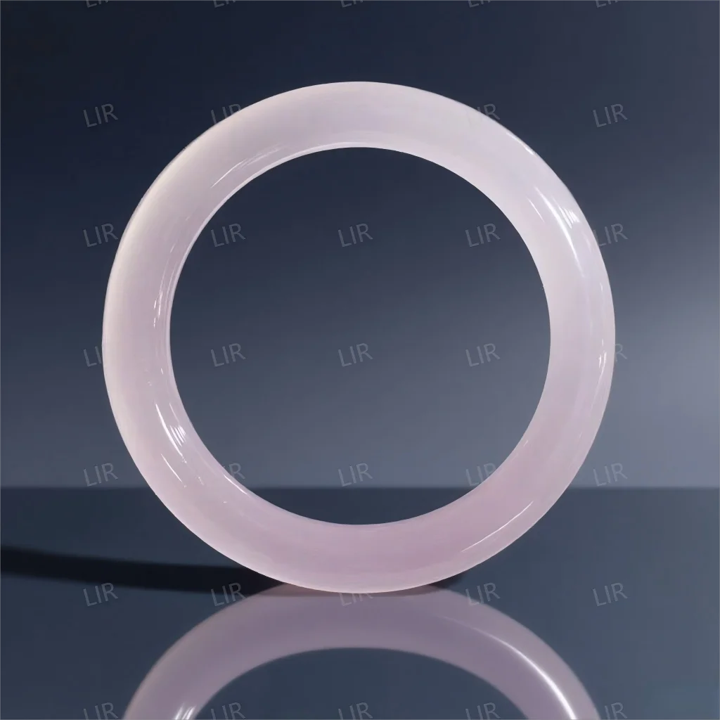 

LIR Madagascar High-Ice Violet Chalcedony Round Bracelet - Agate Purple-Splashed, Jade, Purple Allure, Trendy