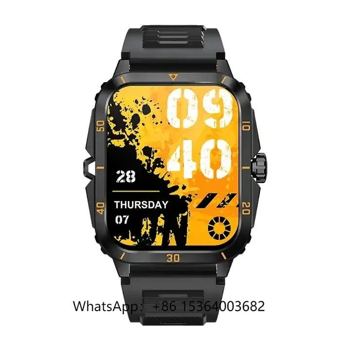 

KT71 Smart Watch 2024 1.96inch Waterproof Health Monitor Relojes Inteligentes Heart Rate Monitoring Smartwatch