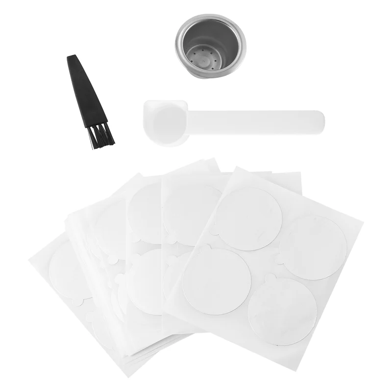 HIM-1 포드 100 씰 스테인레스 스틸 리필 가능 네스프레소 커피 캡슐 네스프레소 머신 에스프레소 커피 메이커 Cu 재사용 가능