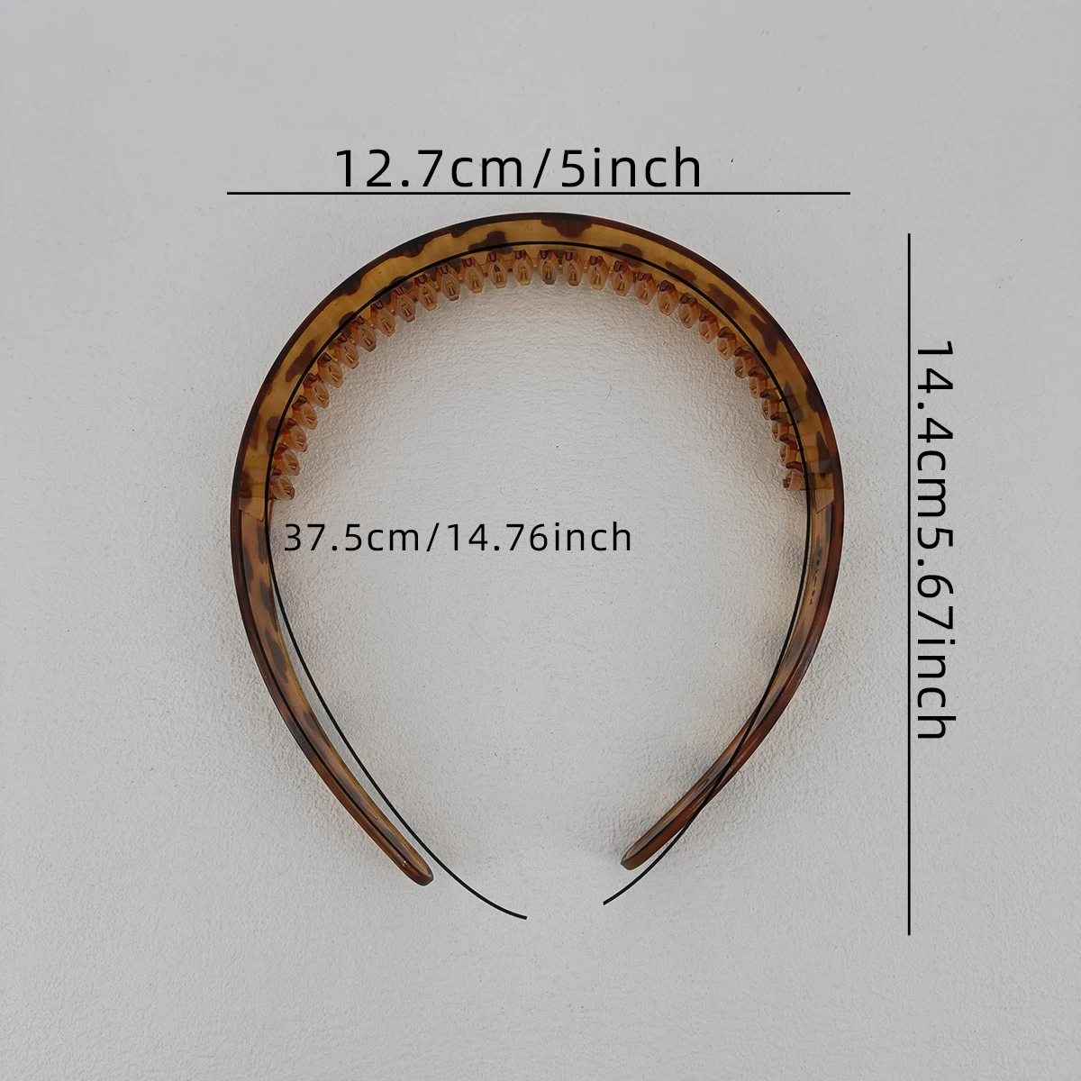 2.5cm 30Teeth Hair Hoop Plastic Hair Bands for Women Girls Flower Solid Color Headbands Designer Wide Hairband Hair Accessories