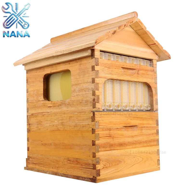 Automatic Beehive With 7 Pieces Frames Plastic Honey Outflow Beehive For Beekeeping Equipment