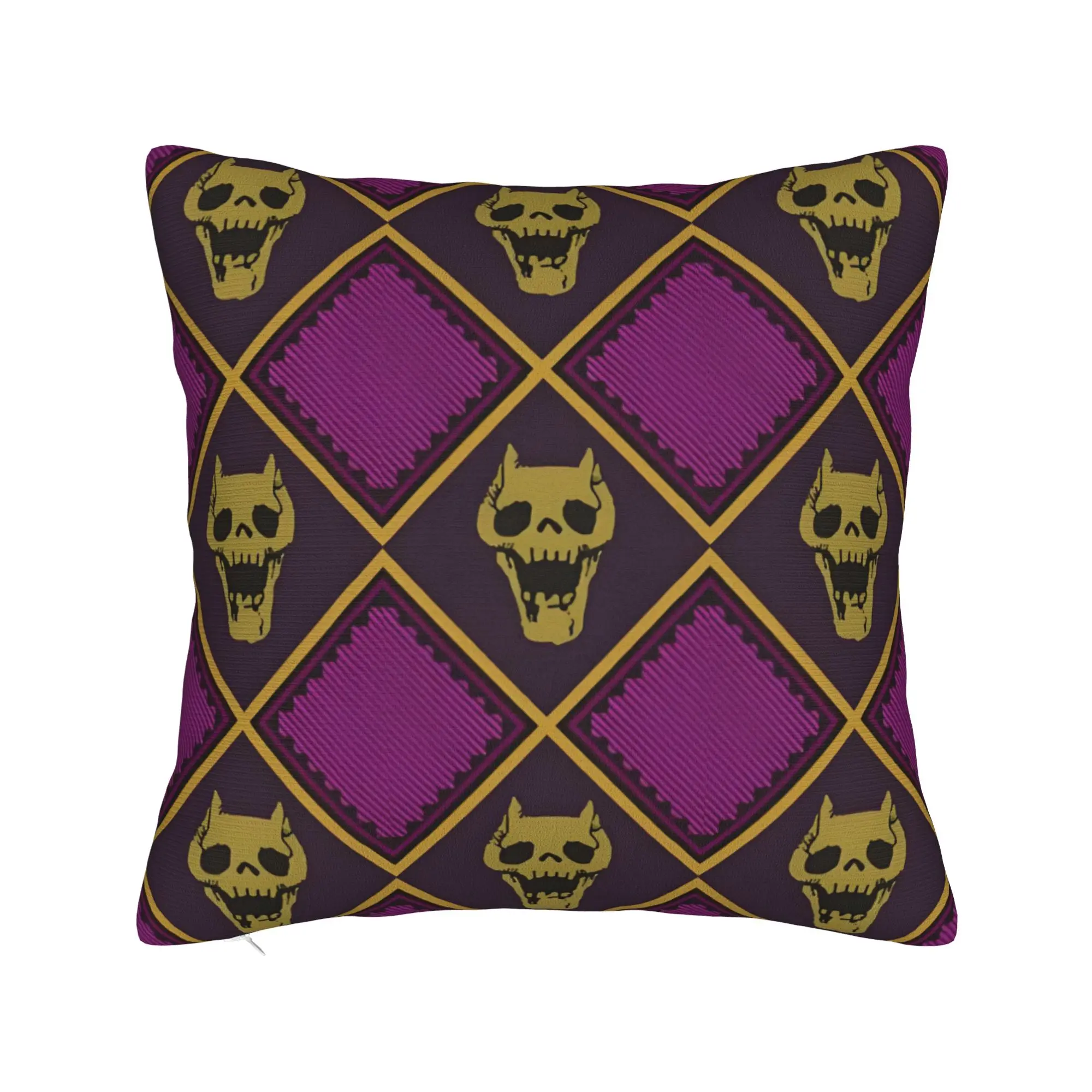 JoJo Adventure Bizarre Pillow Case Decoration Fashion Calavera Yoshikage Kira Chair Cushion Square Pillowcase