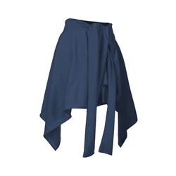 M2EA gonna Yoga monopezzo da donna con spalline lunghe balletto Tennis Sport atletico corsa legare gonne corte sciarpa all'anca avvolgere coprire