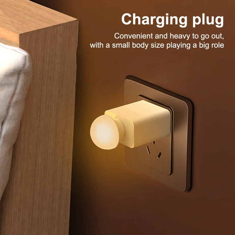 โคมไฟไฟ LED กลางคืน USB 3ชิ้นสำหรับชาร์จคอมพิวเตอร์พกพาได้โคมไฟอ่านหนังสือขนาดเล็กหลอดไฟ LED pelindung Mata ปลั๊ก USB ไฟอ่านหนังสือไฟหนังสือ