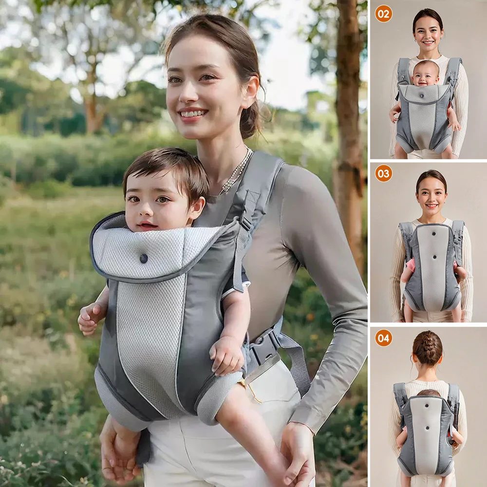 

Baby Wrap Carrier Breathable Babies Sling Toddler Baby Blanket Easy To Wear Lightweight Hand Free Infant Carrier Bag for Newborn