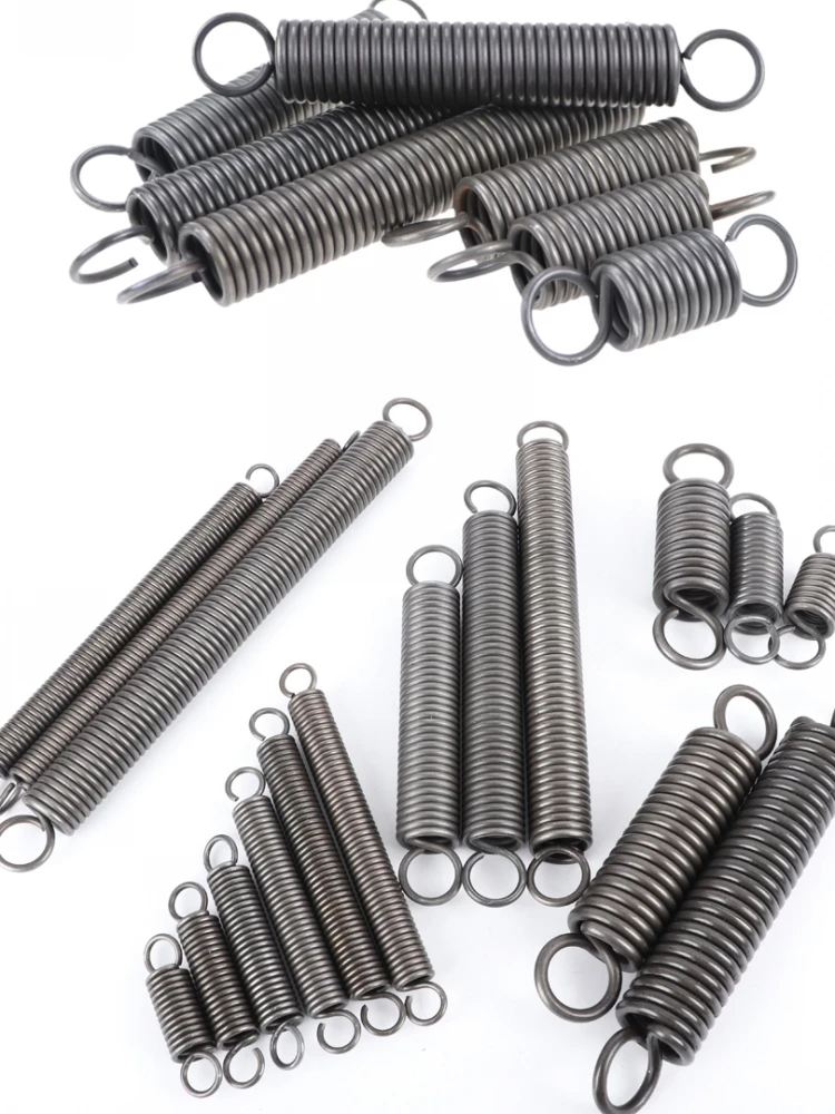 Wire Diameter 3mm Industrial machinery Exstension Spring   Length 100-500 Steel Heavy Duty Tension Spring With Ring End