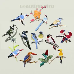 1pc New Embroidered Bird Patches for Clothing Iron Sewing Applique Clothes Badge Stickers Jeans Jacket Decoration DIY Patches