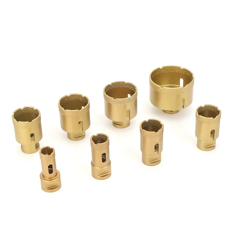 High Quality Vacuum Brazed Diamond Core Drill Bit & Hole Saw Blade Kit for Porcelain, Ceramic, Tile, Marble