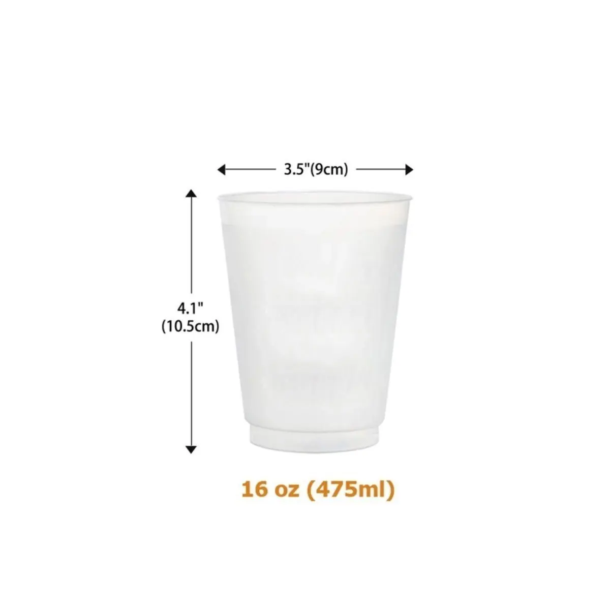 10pcs Personalized Frosted Wedding Cups 16oz Custom Couple Name and Date Party Cups Reception Bridal Shower Favors for Guests