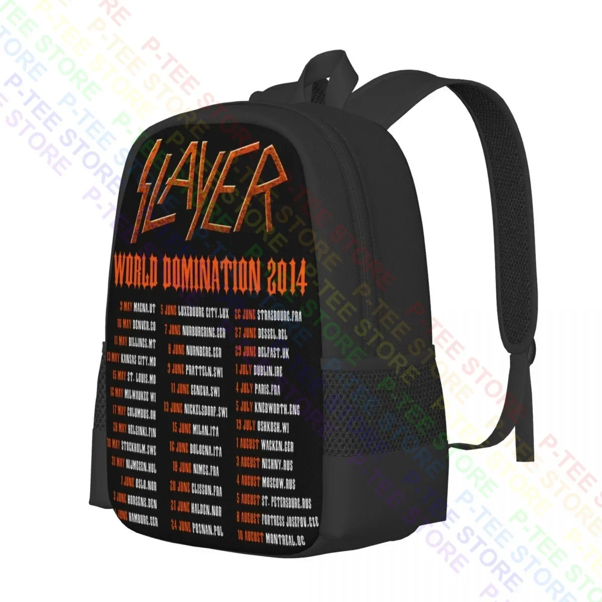 Slayer World Domination Tour 2014 ,Kreator P-1619Backpack Large Capacity Newest Large Capacity