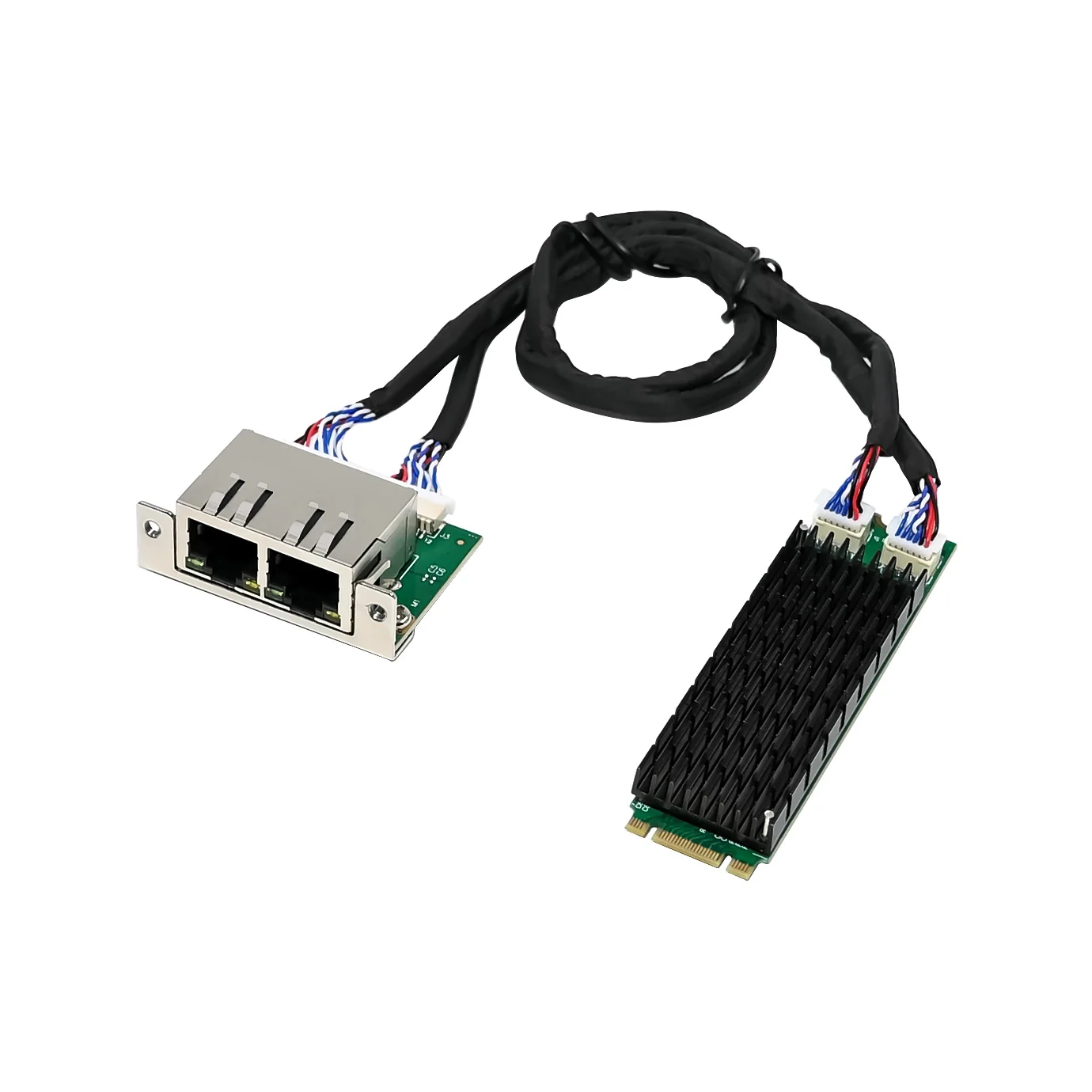 SUNWEIT ST7333 Gigabit Mini M2 B+M Key Port Dual RJ45 LAN Card I210 Чипсет M.2 Сетевая карта для сервера Внутренний запас продукта