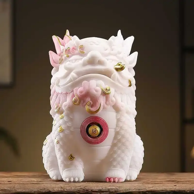 Large-capacity Pixiu piggy bank, piggy bank, only in and out, can store banknotes, oversized lucky ornament