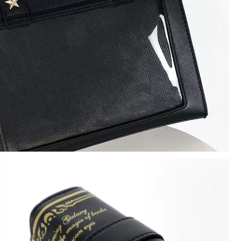 Anime Cosplay Magic Grimoire Rucksack Niedliche transparente Umhängetasche für Frauen Große Kapazität Studenten-Büchertasche für den täglichen Gebrauch – Detail 19