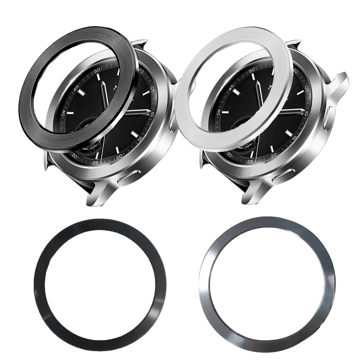 

Cover for Xiaomi watch watch S3 original metal bezel black rainbow esim silver stainless steel bezel screen