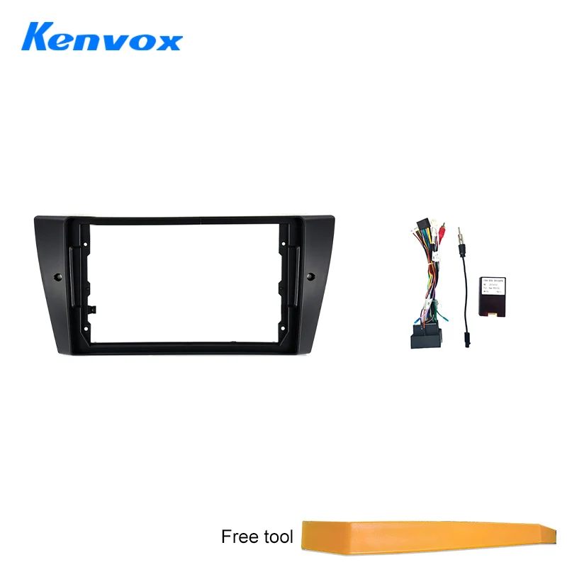 

Car Radio Fascia Installation Panel For BMW 3 Series E90 E91 E92 E93 Android 2 Din Stereo Mounting Bezel Faceplate Frame Kit