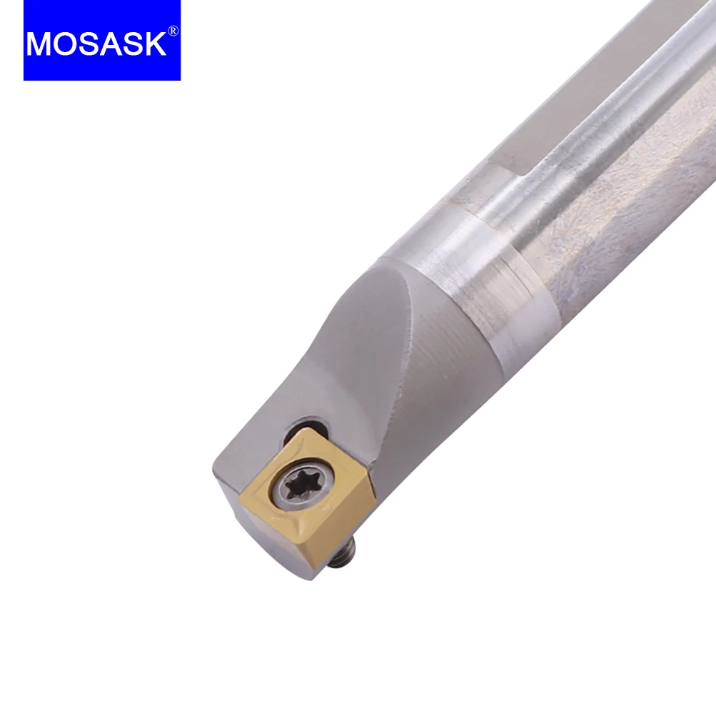 MOSASK SCLCR Cutter C12M-SCLCR06-14 CNC Lathe Machining Tungsten Steel Cemented Carbide Inner Hole Anti-Vibration Turning Tools